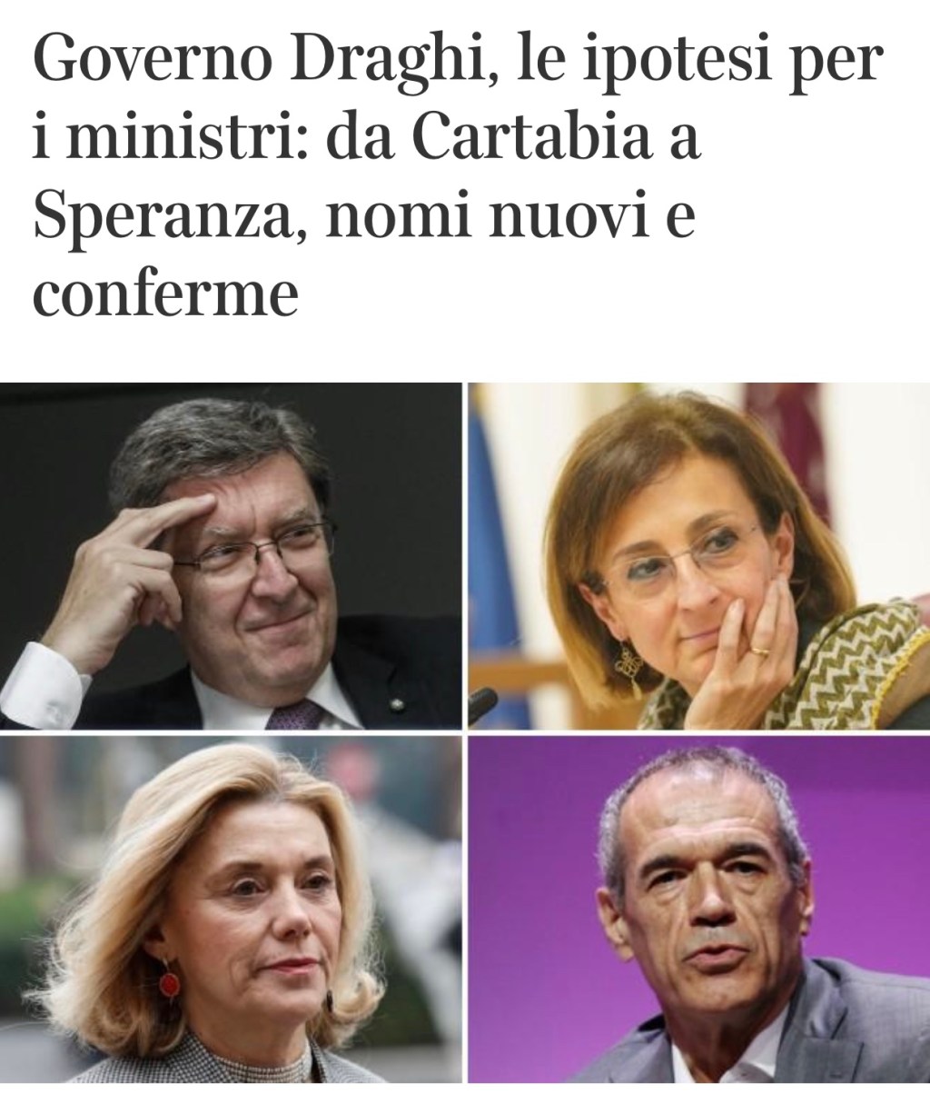 I ministri che&nbsp;verranno