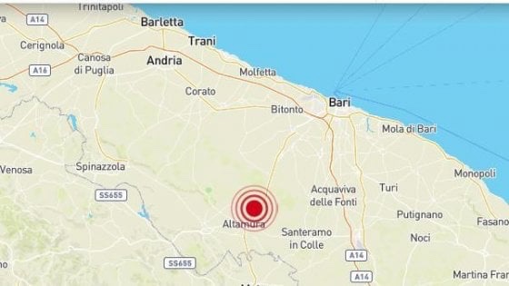 Terremoto a Bari, scossa di 5,9 avvertita fino a&nbsp;Napoli