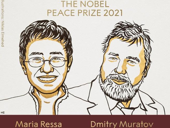 Il Nobel per la Pace a Maria Ressa e Dmitry&nbsp;Muratov